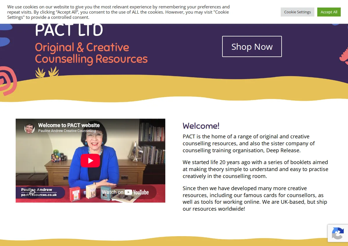 Store homepage