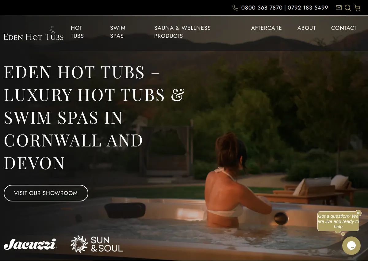 Store homepage