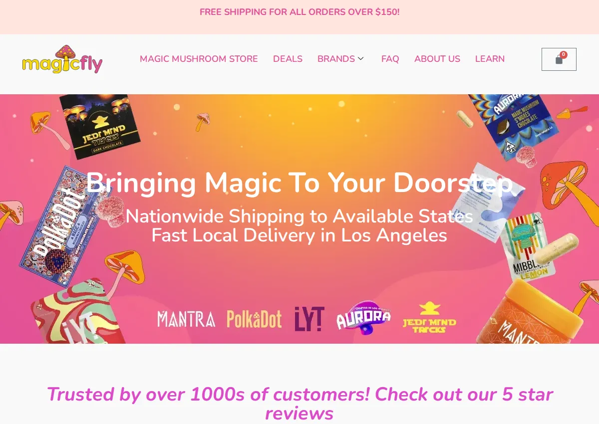 Store homepage
