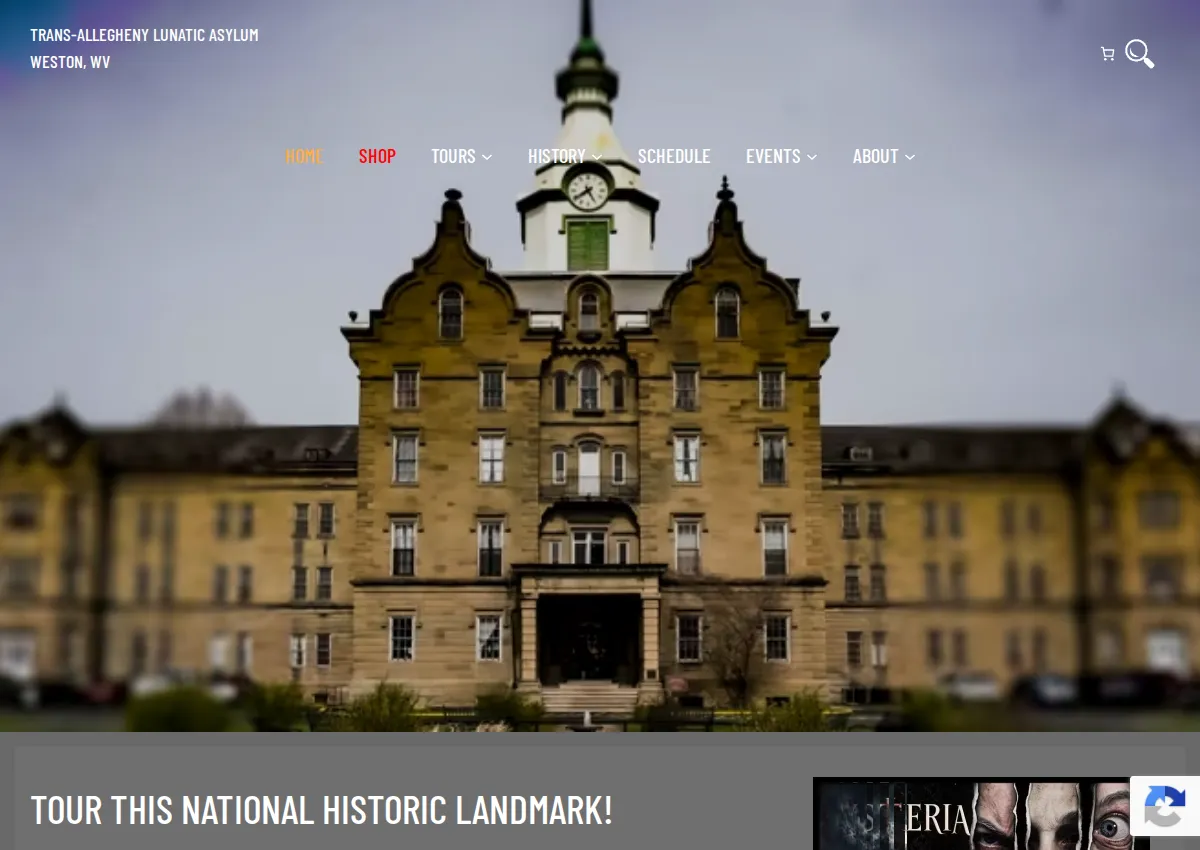 Store homepage