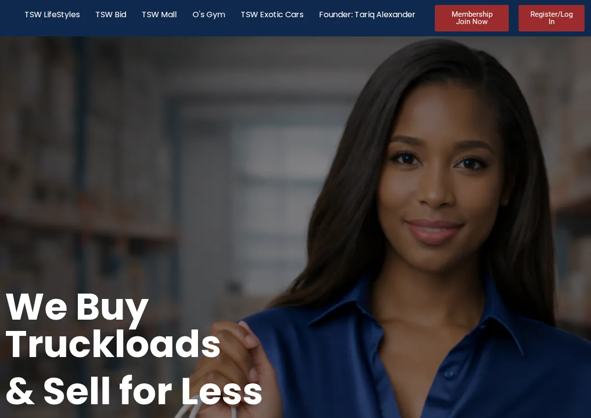 Store homepage
