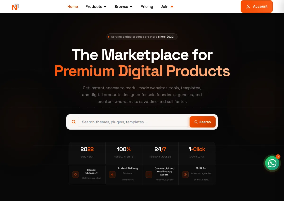 Store homepage