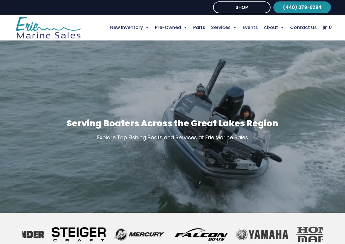 Store homepage