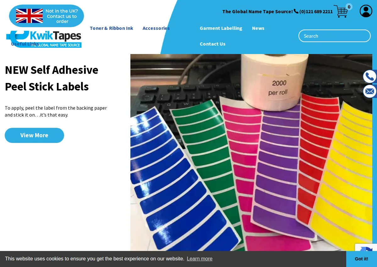 Store homepage