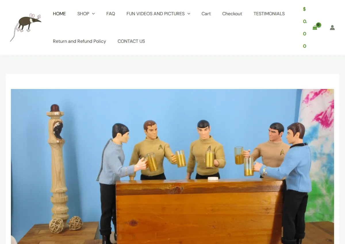 Store homepage