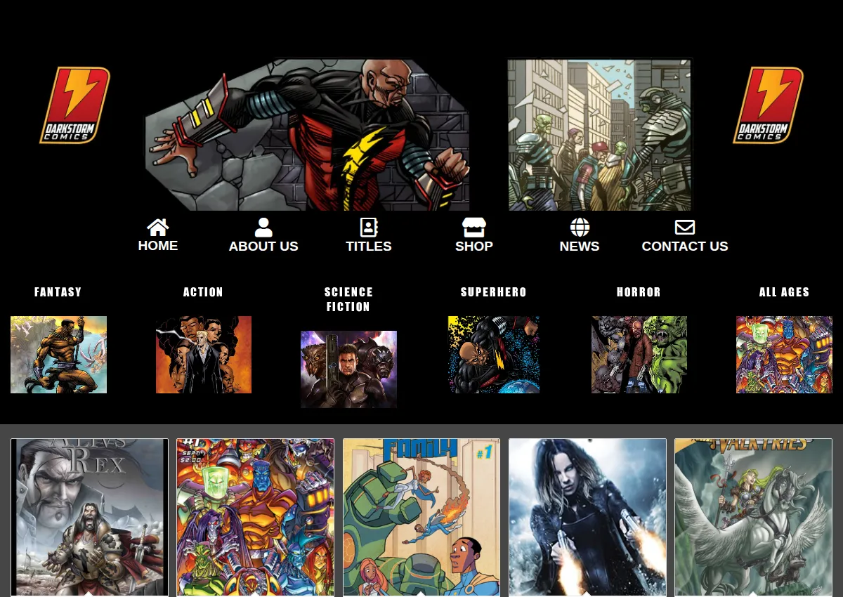 Store homepage
