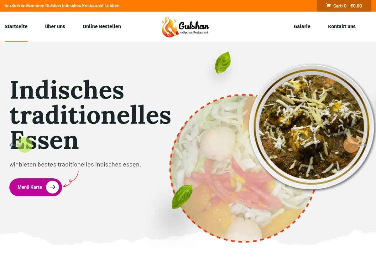 Store homepage