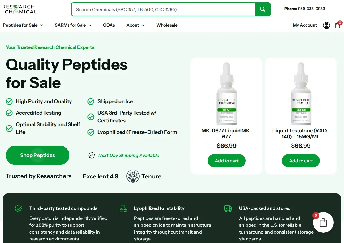 Store homepage