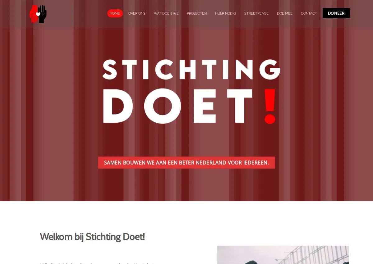 Store homepage
