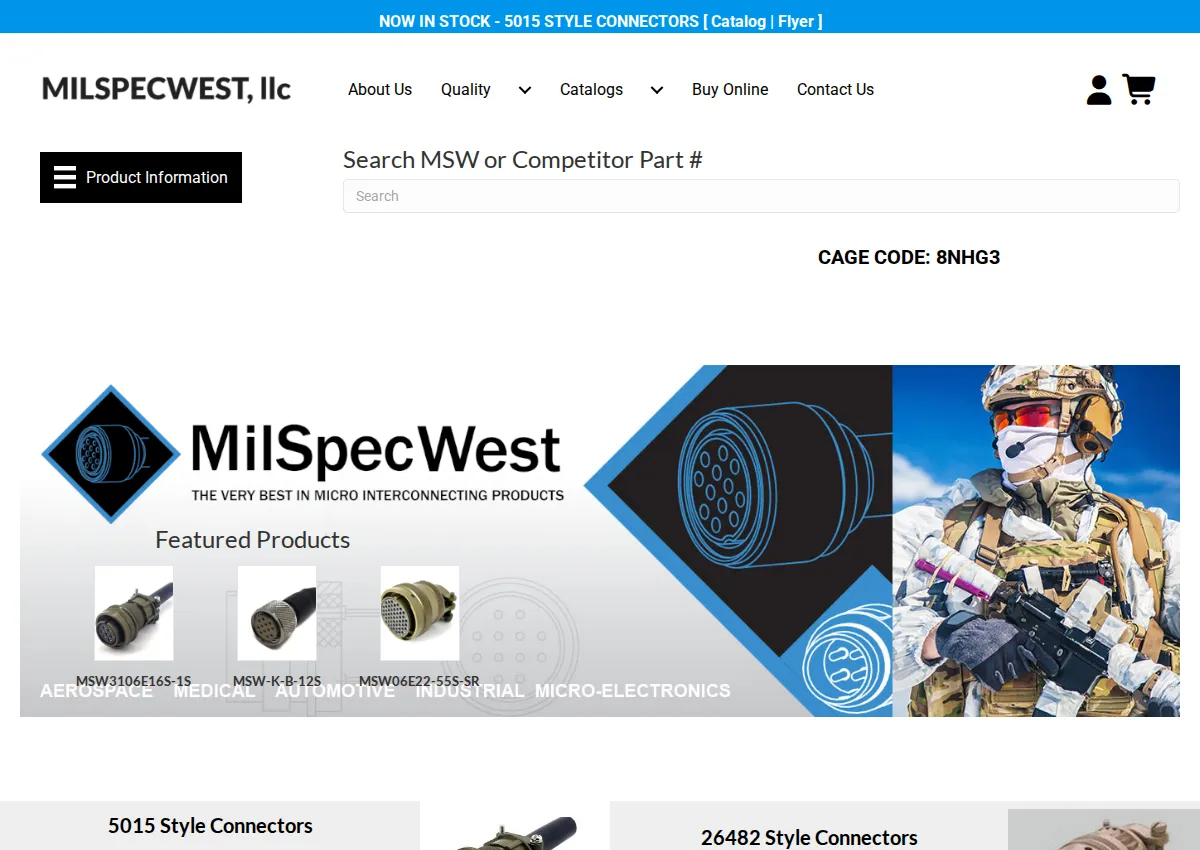 Store homepage