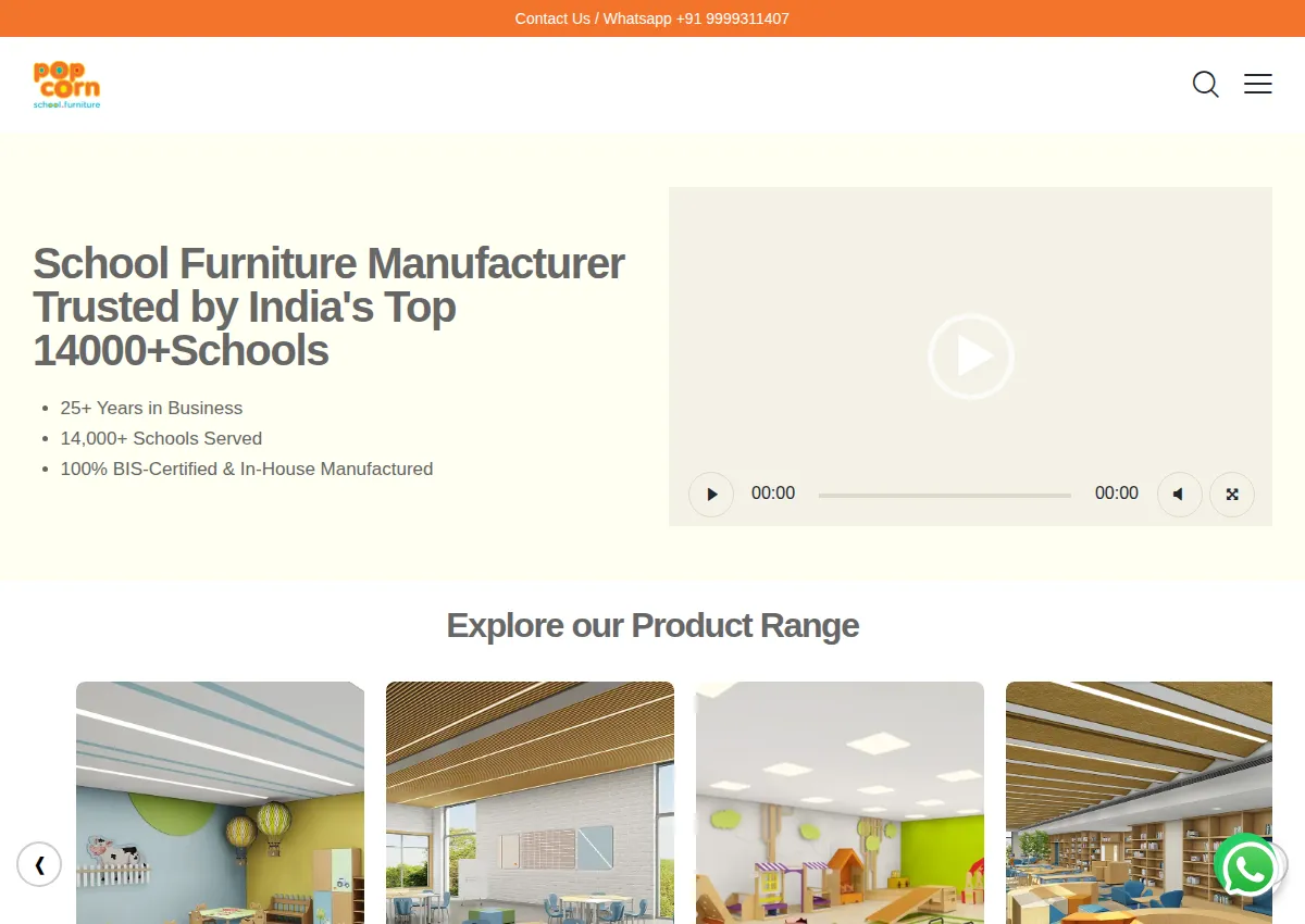 Store homepage