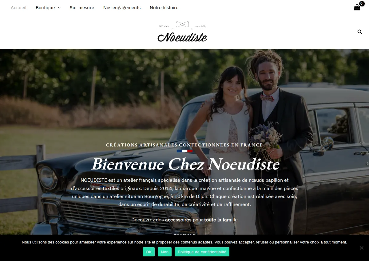 Store homepage