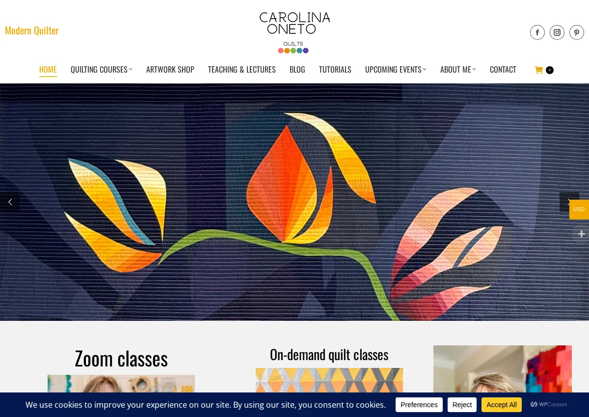 Store homepage