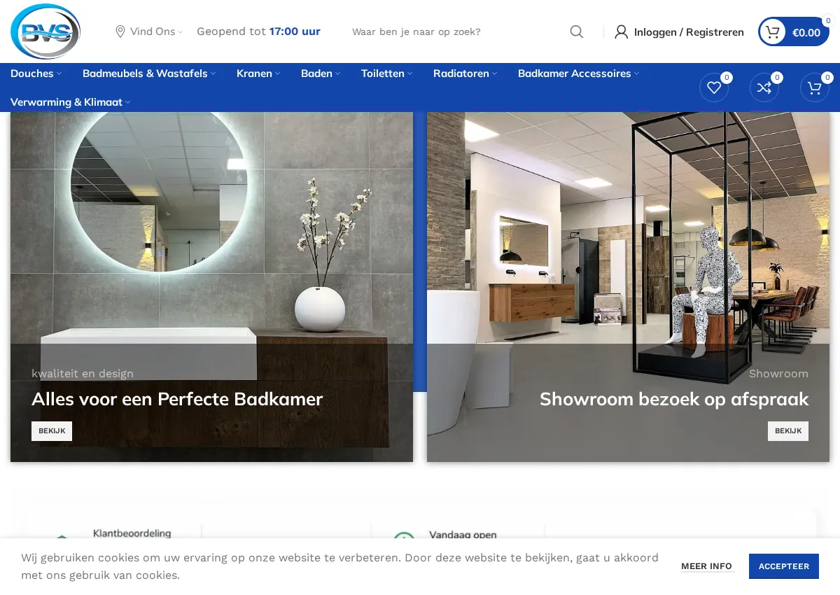 Store homepage