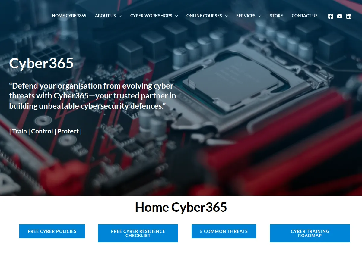 Store homepage