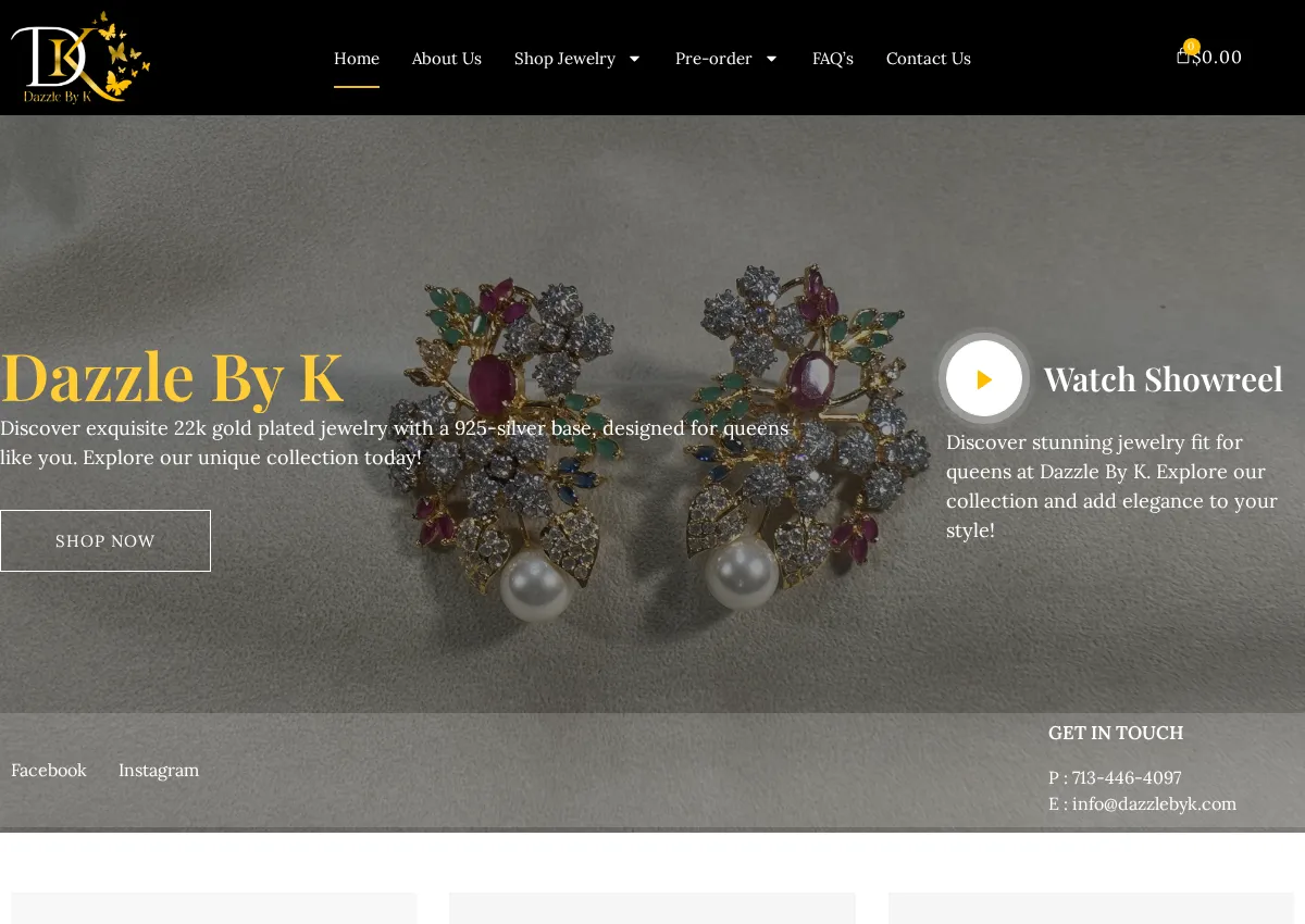 Store homepage
