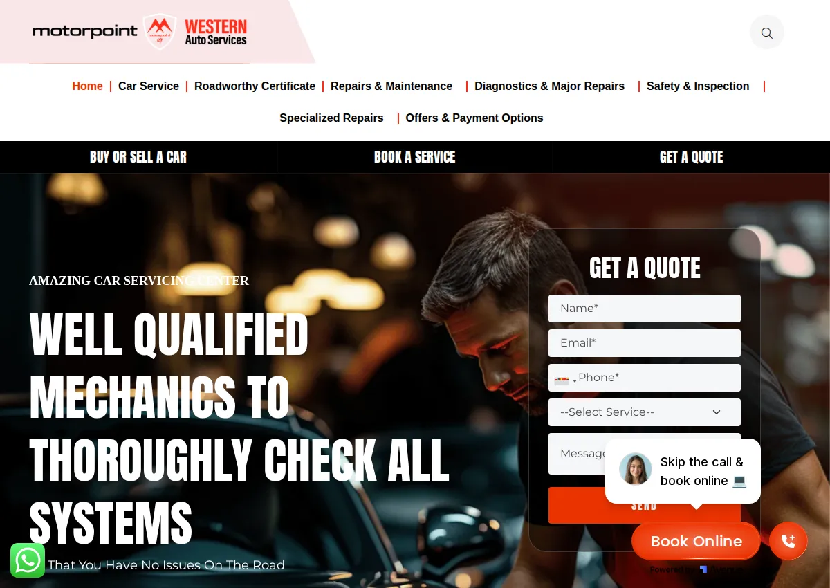 Store homepage