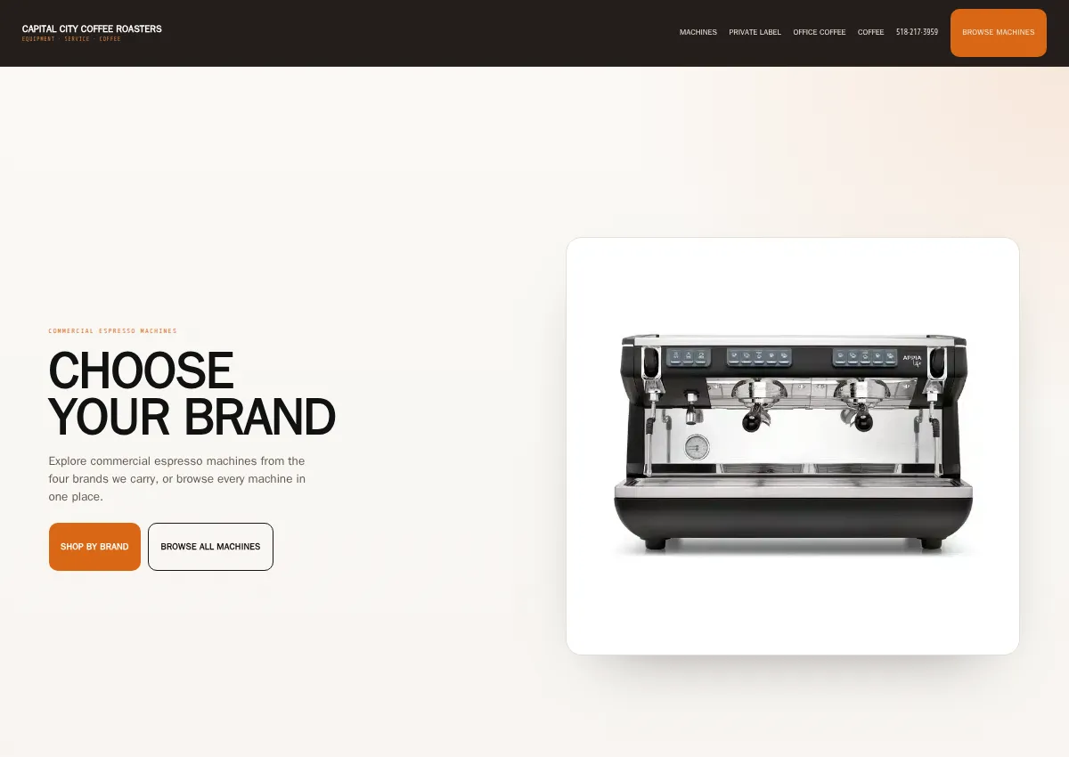 Store homepage