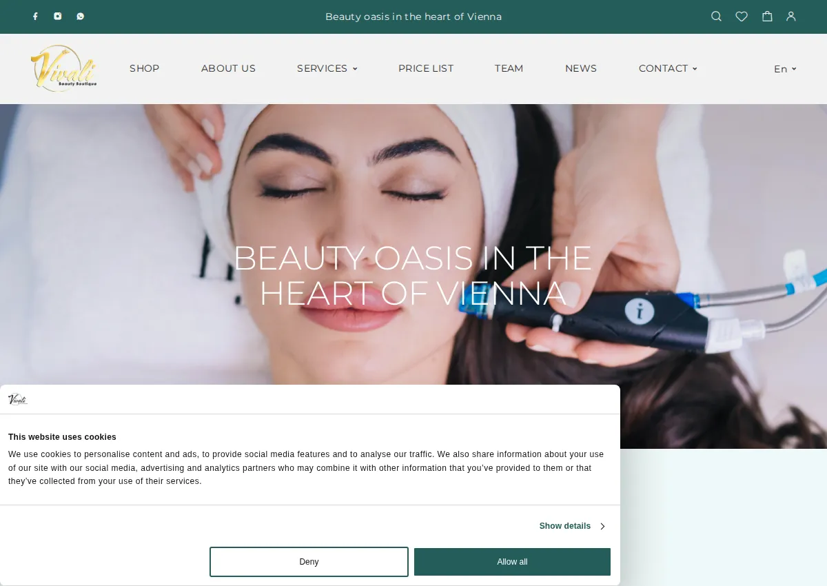 Store homepage