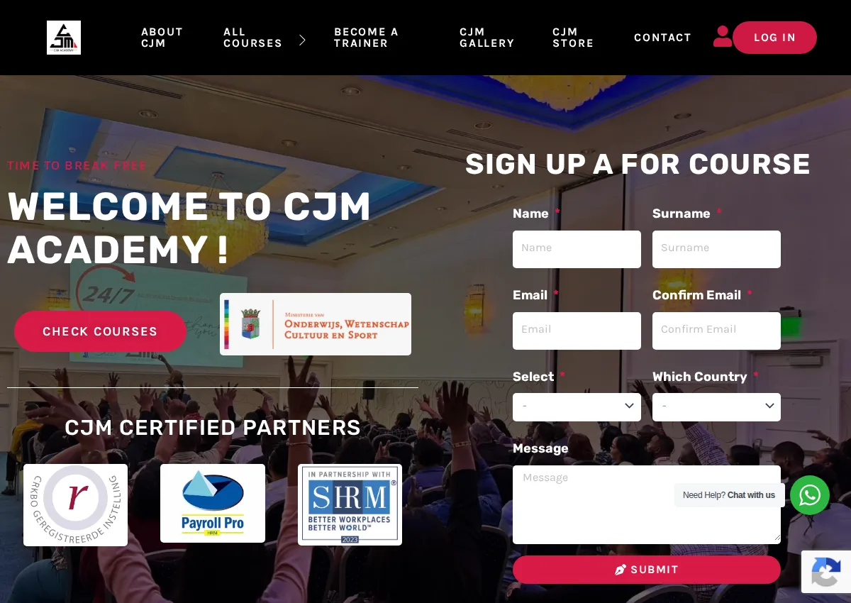 Store homepage