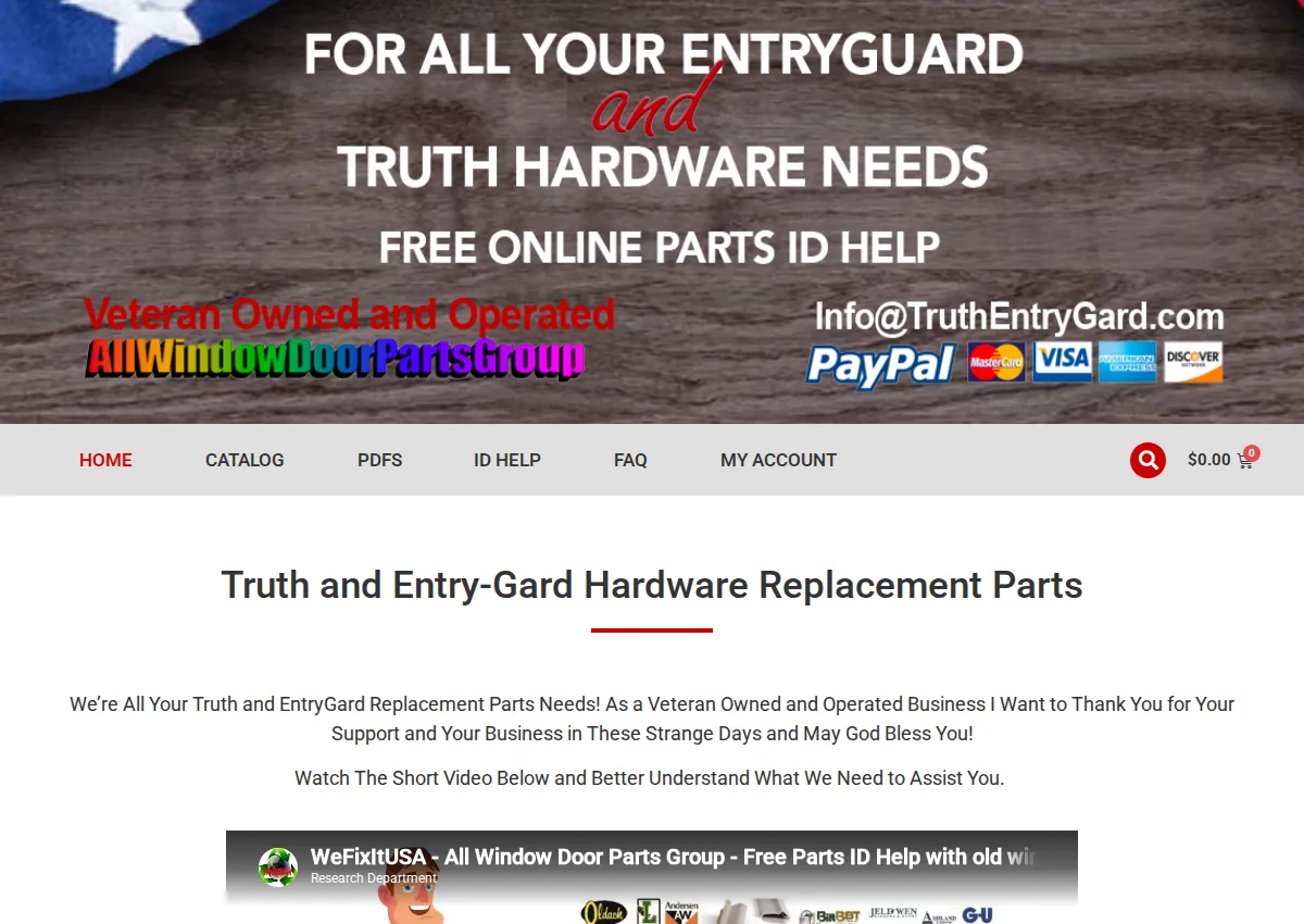 Store homepage