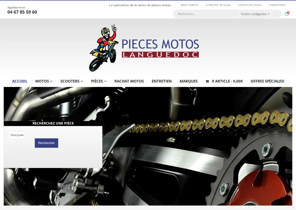 Store homepage