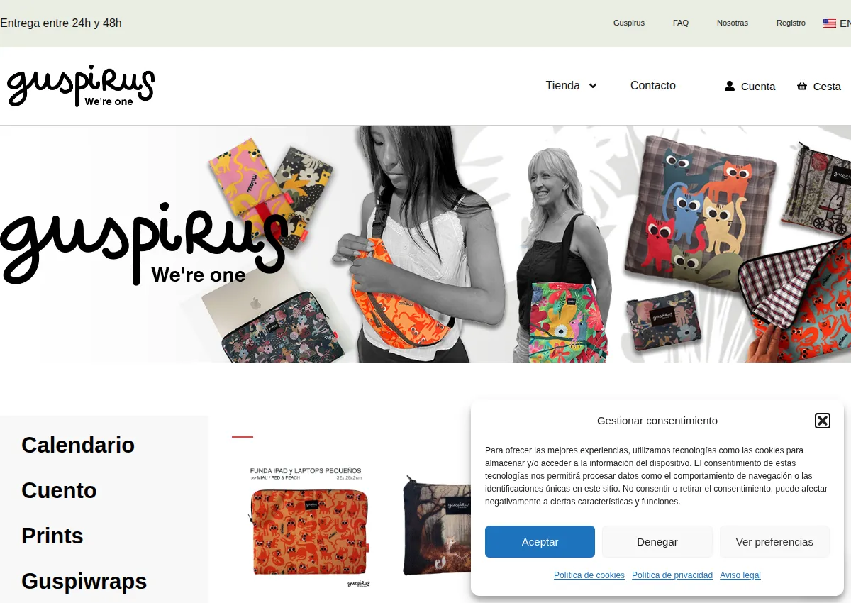 Store homepage
