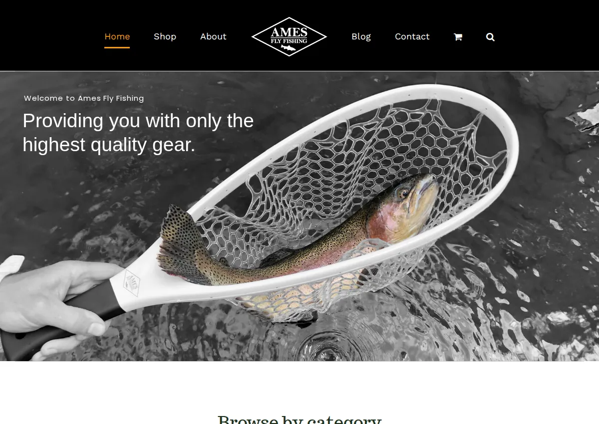 Store homepage