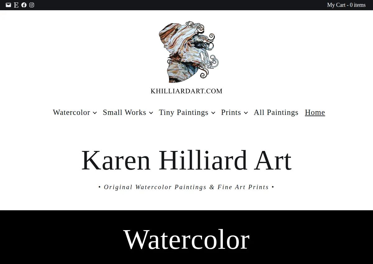 Store homepage