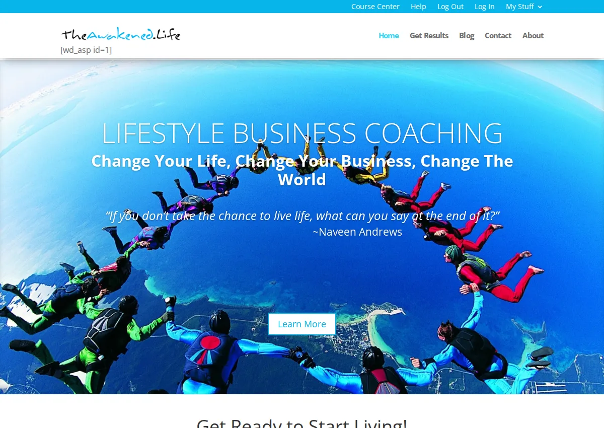 Store homepage