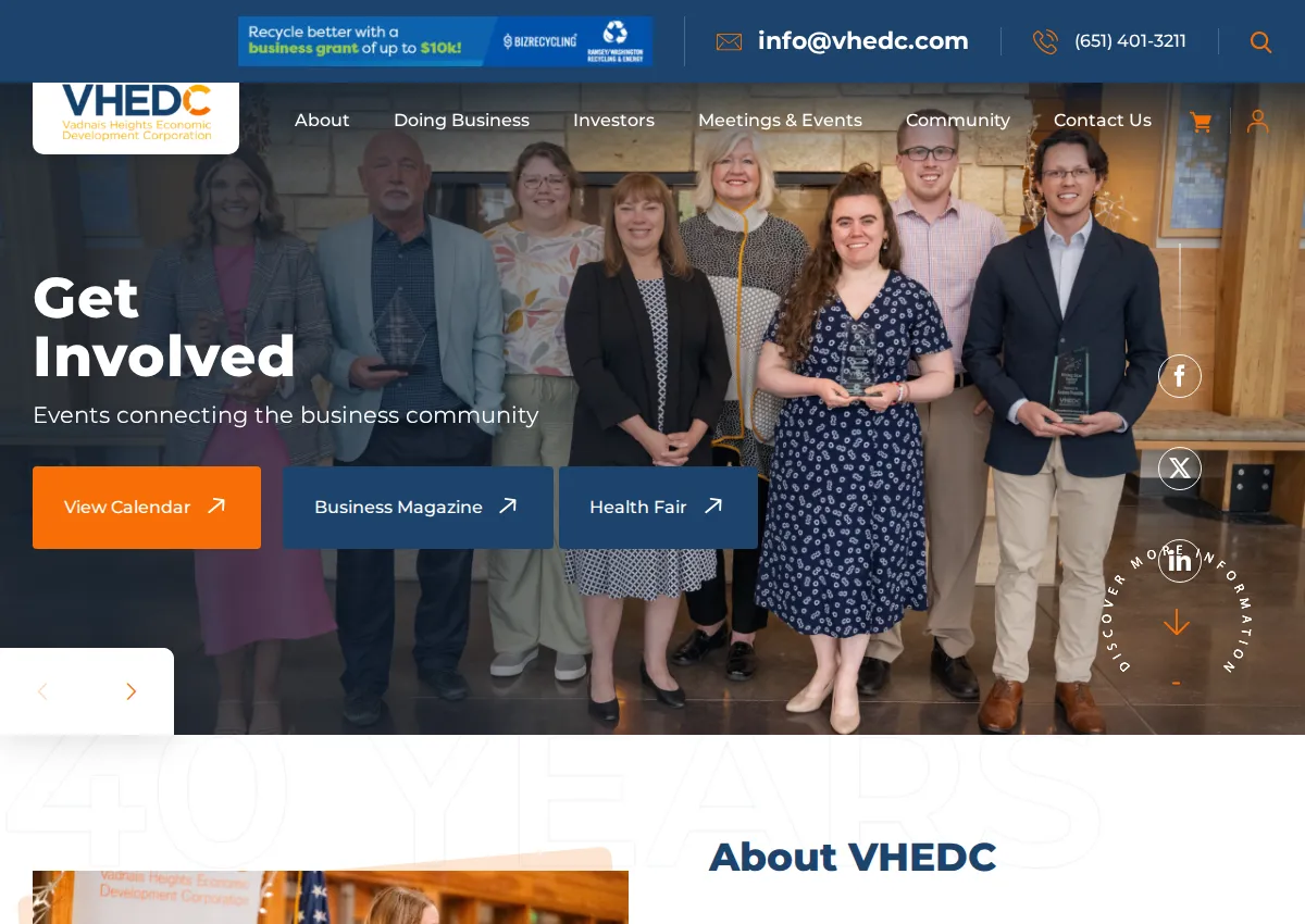 Store homepage