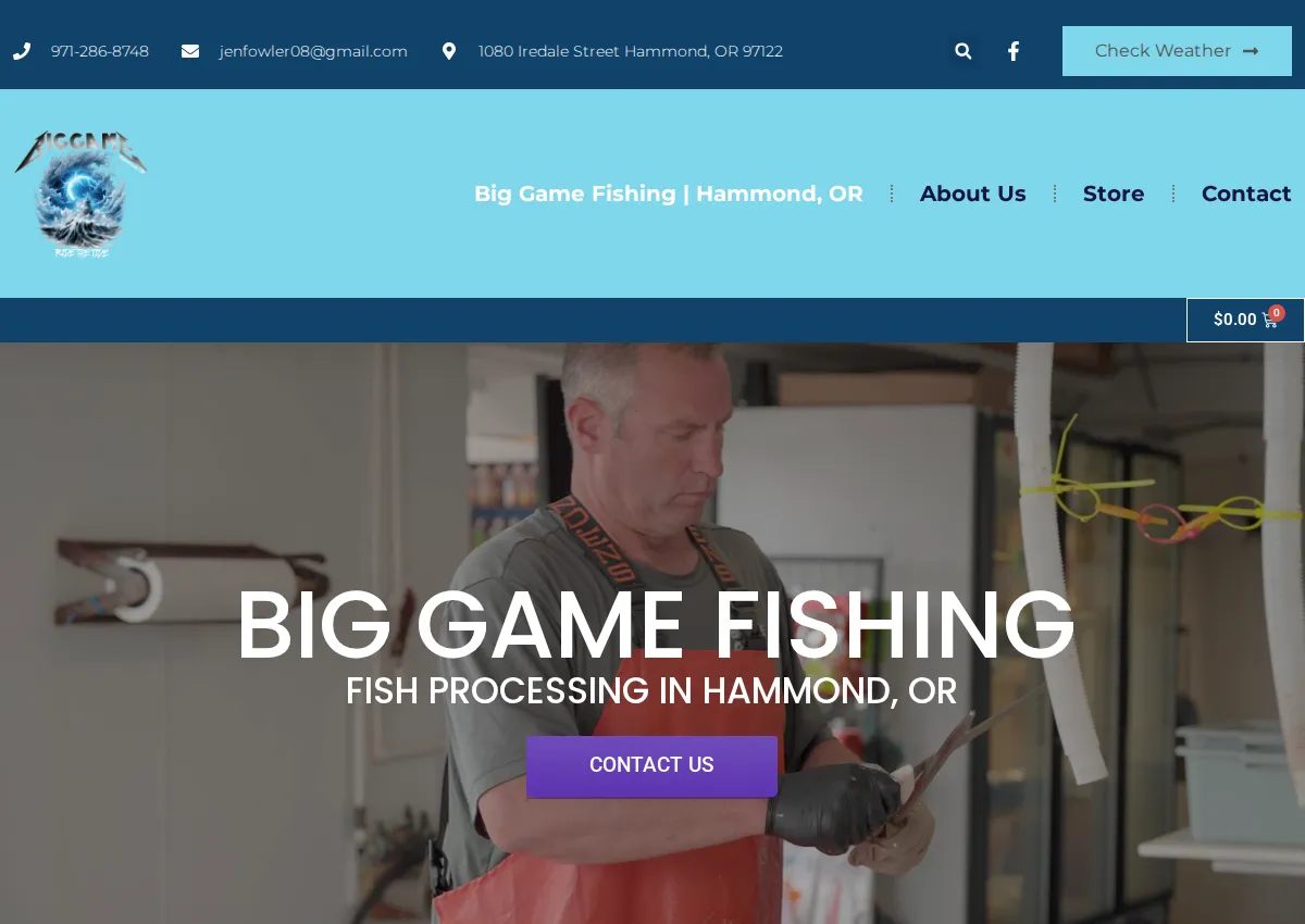 Store homepage