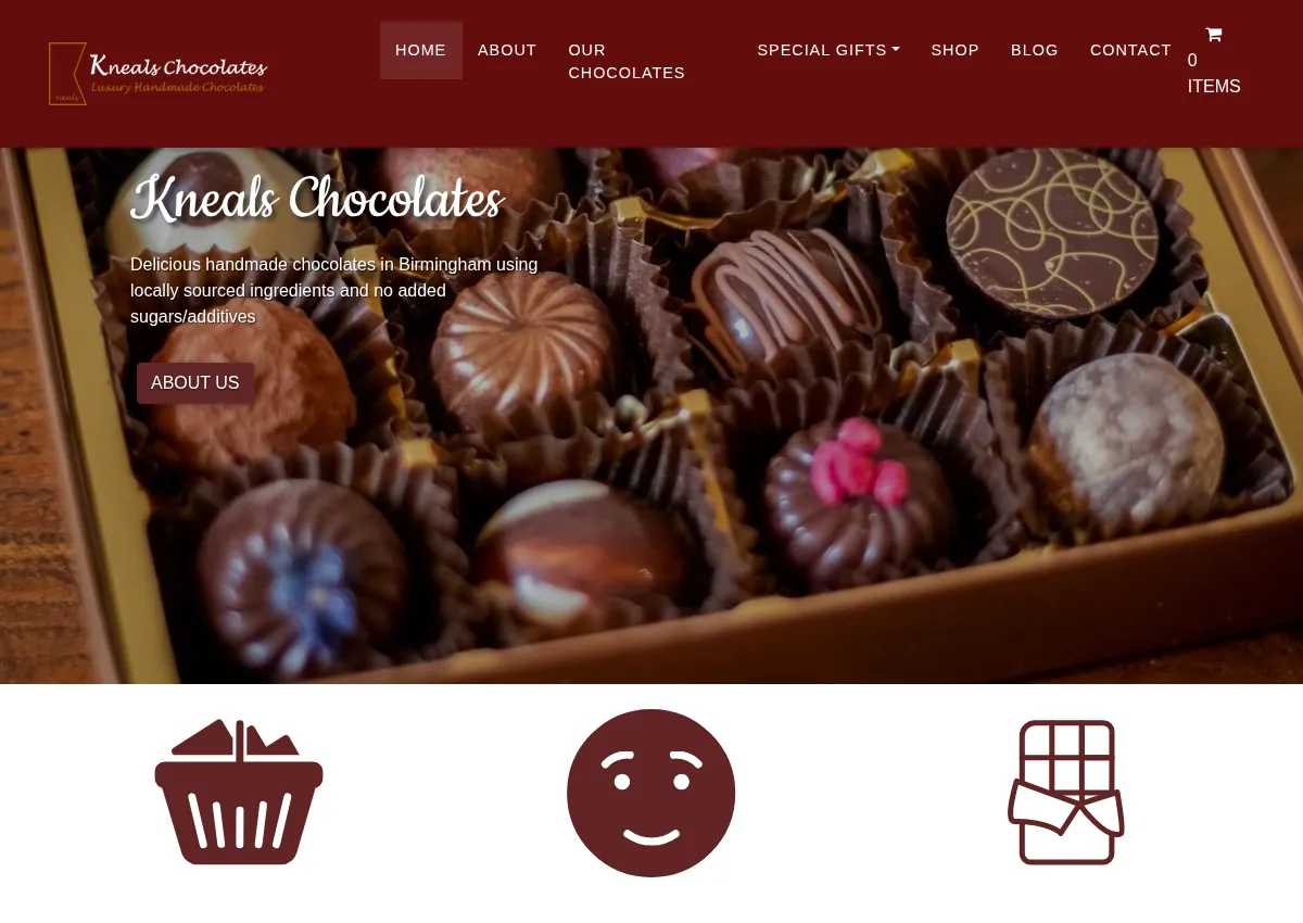Store homepage