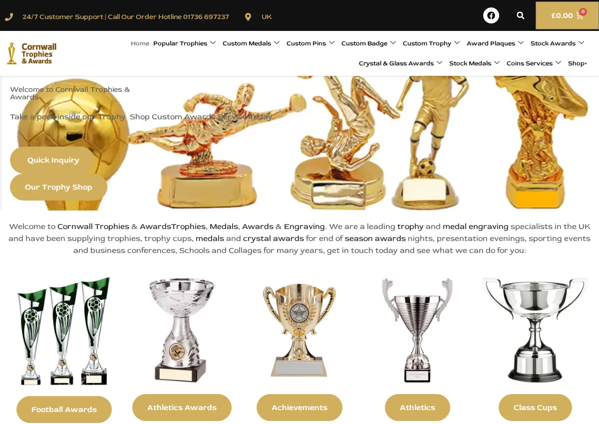 Store homepage