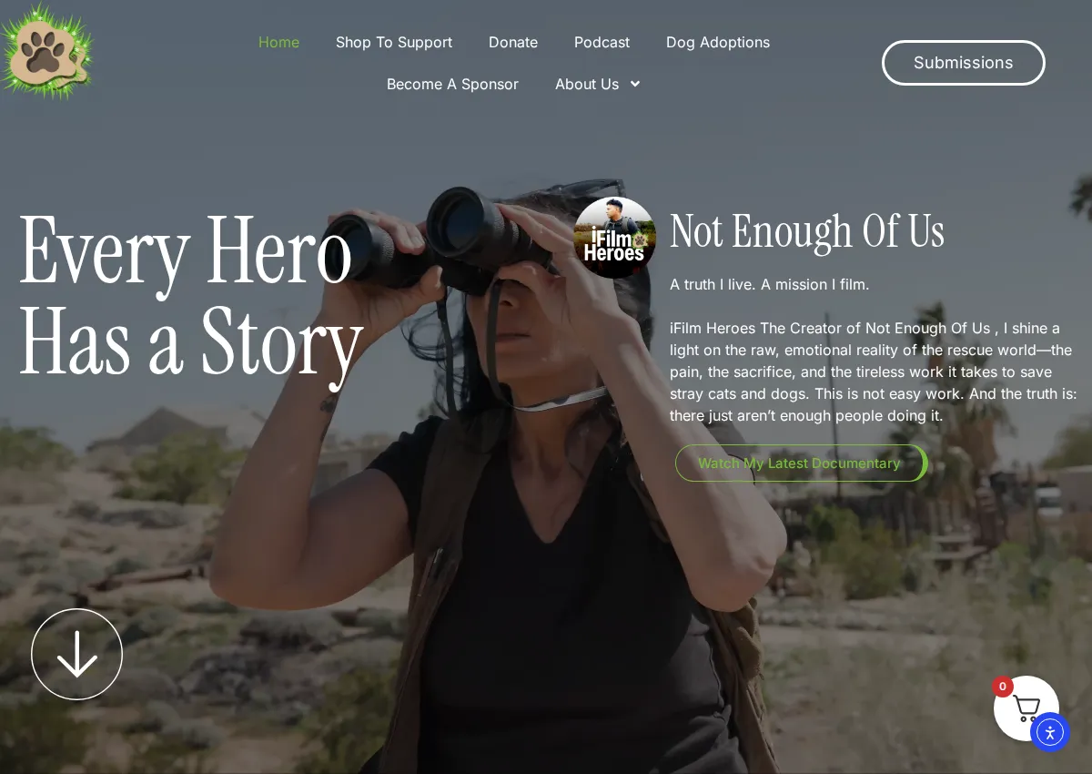 Store homepage