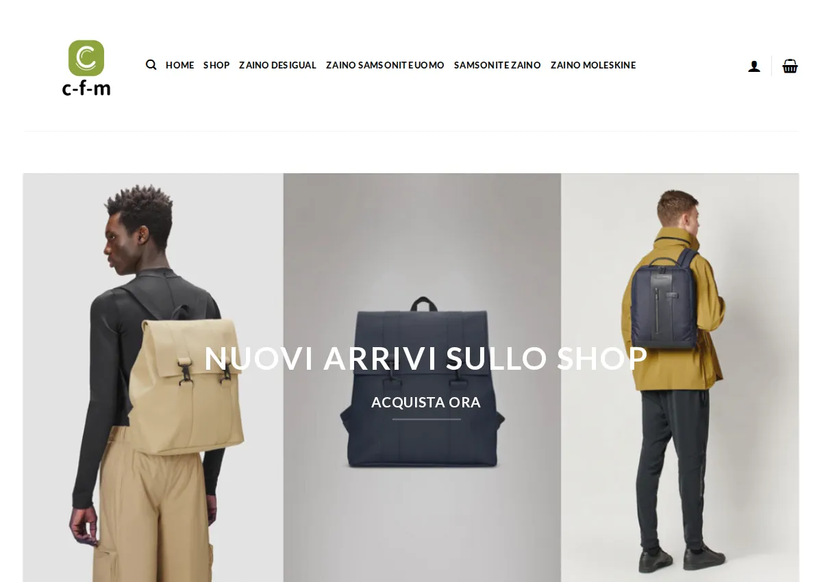 Store homepage