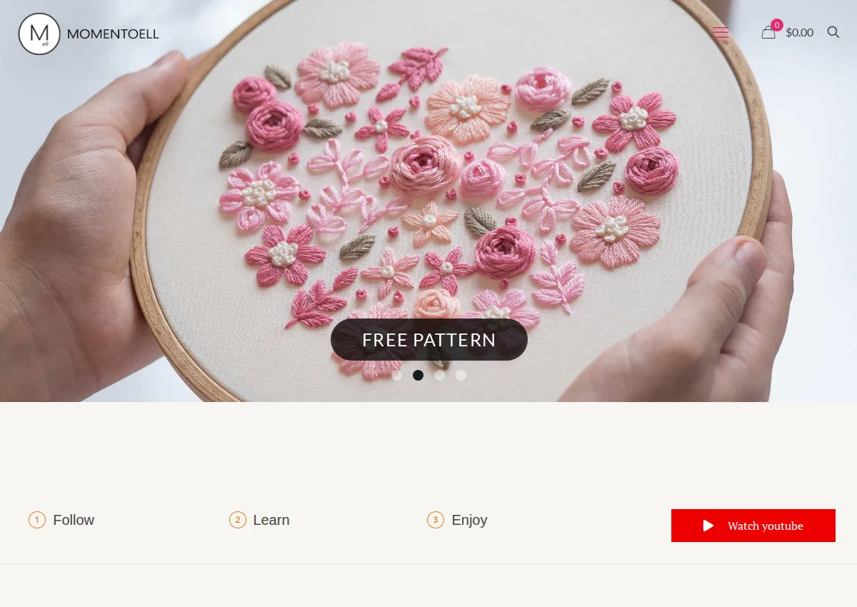 Store homepage