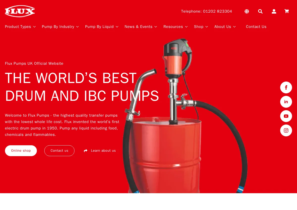 Store homepage