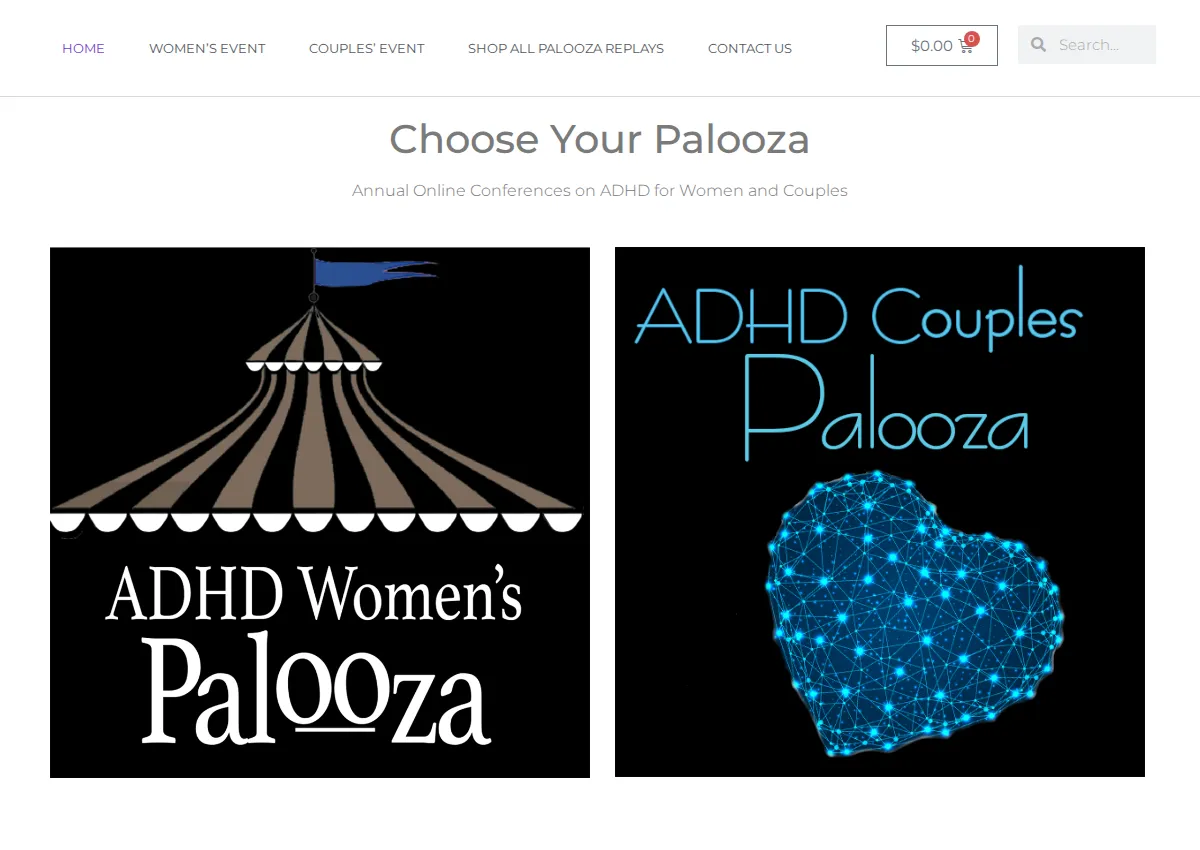 Store homepage