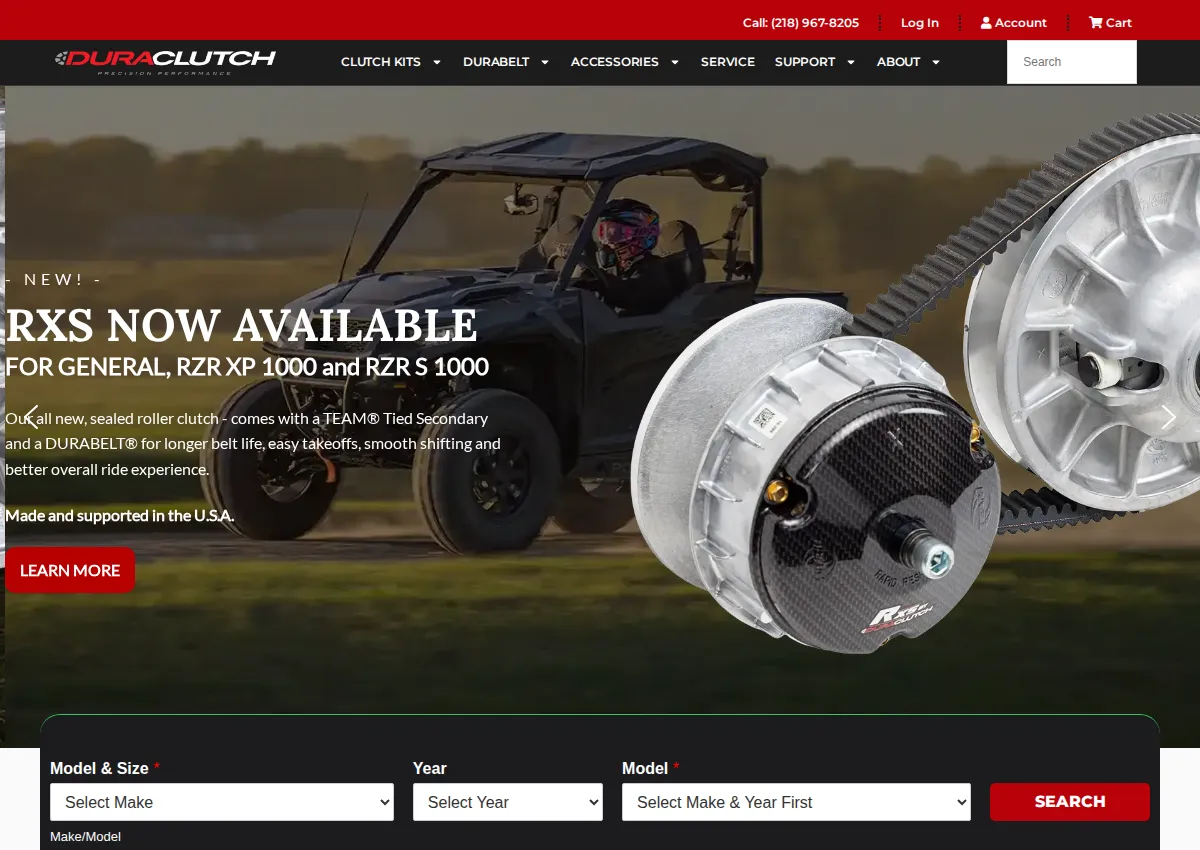 Store homepage