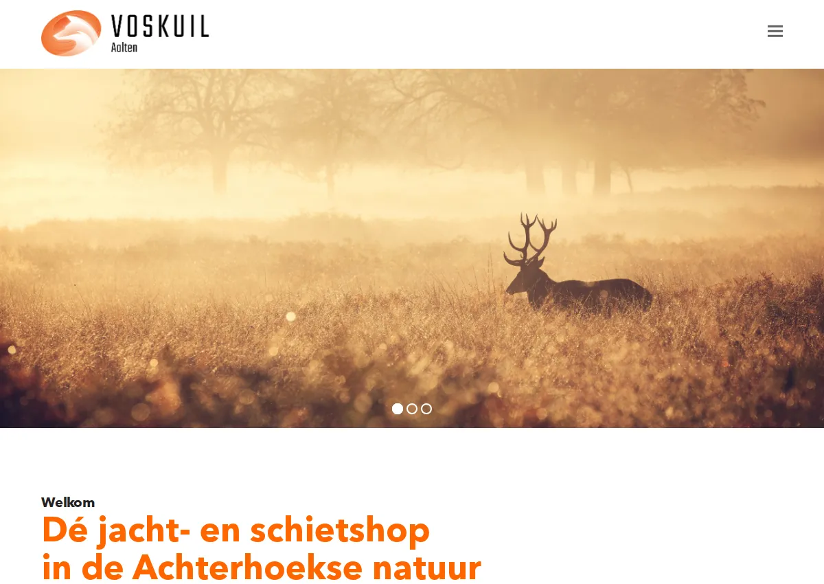 Store homepage