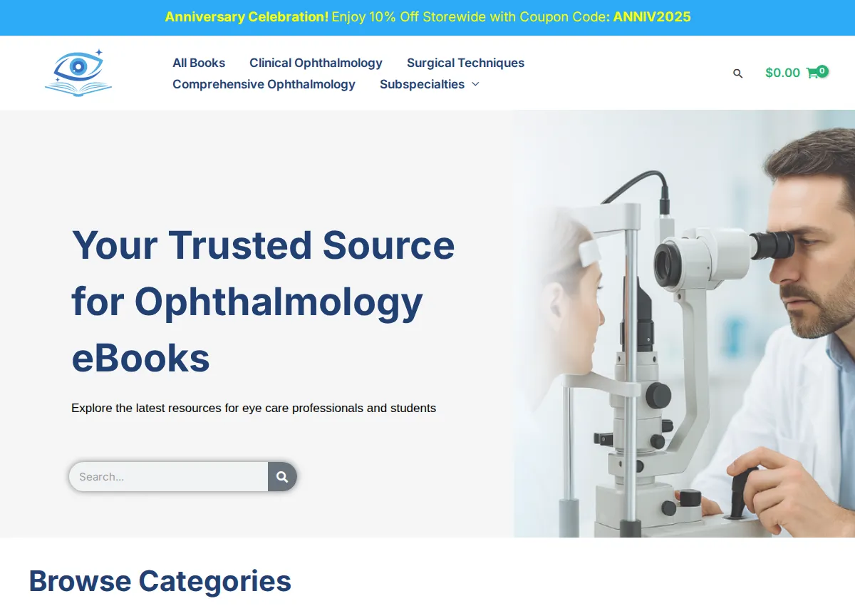 Store homepage