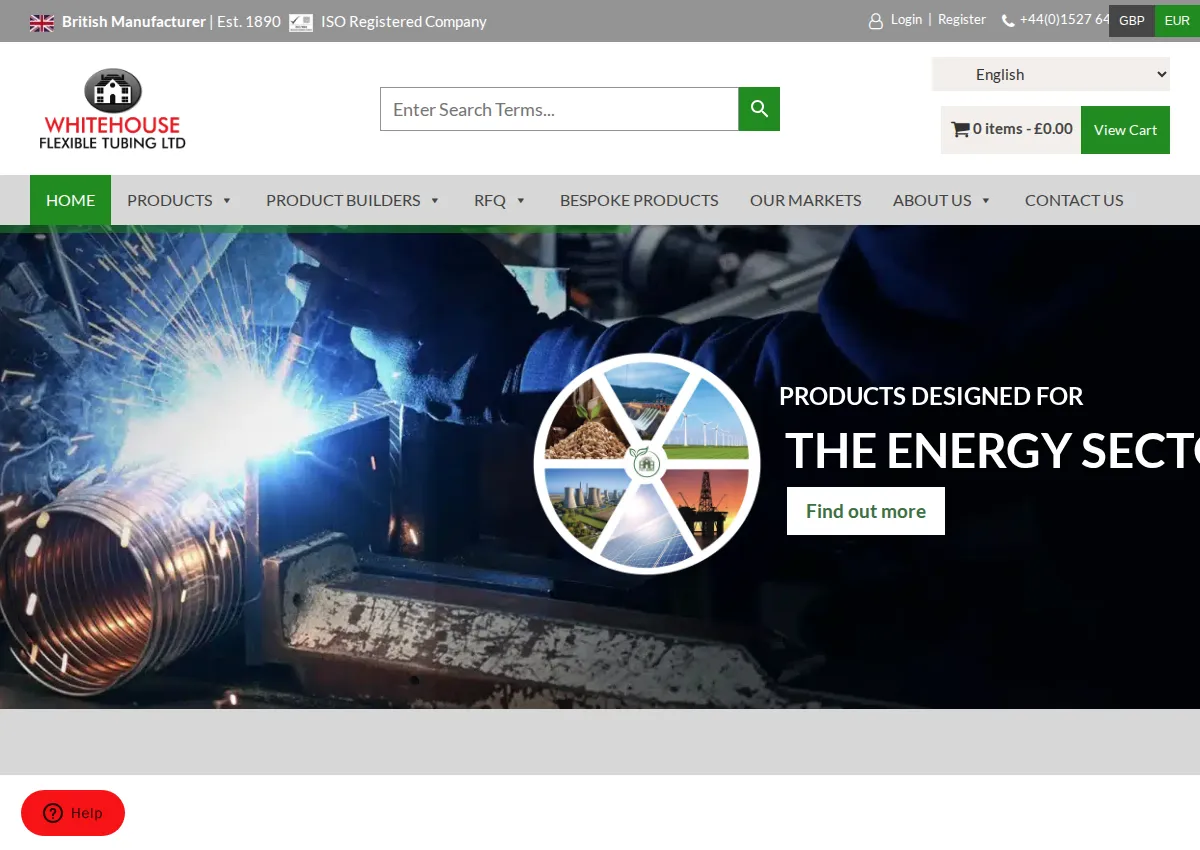 Store homepage