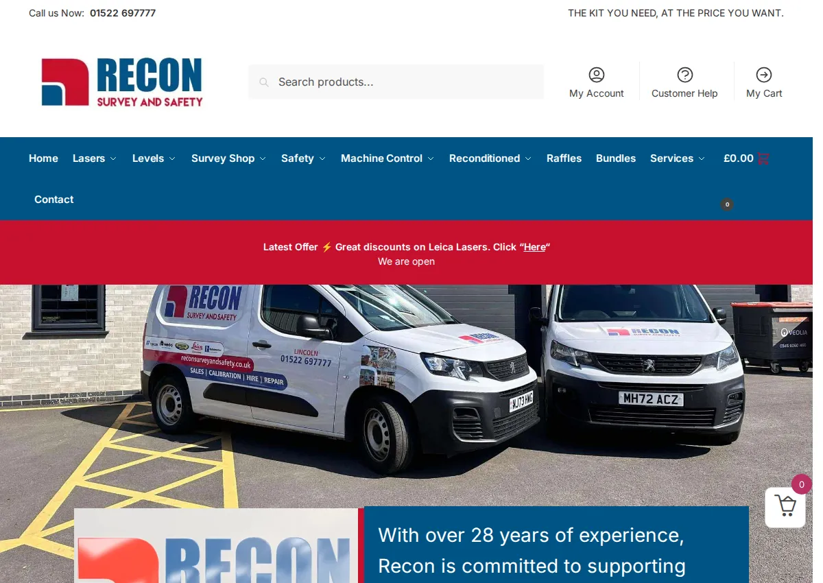 Store homepage