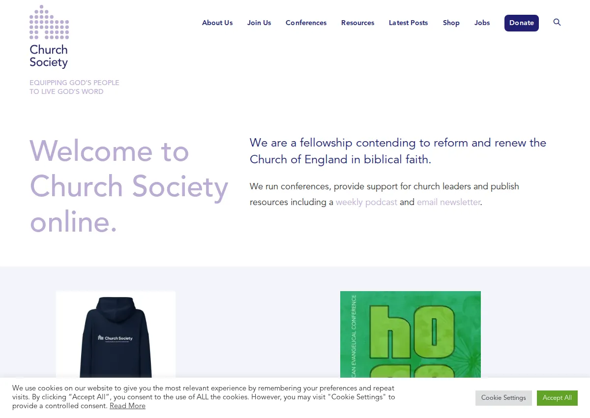 Store homepage