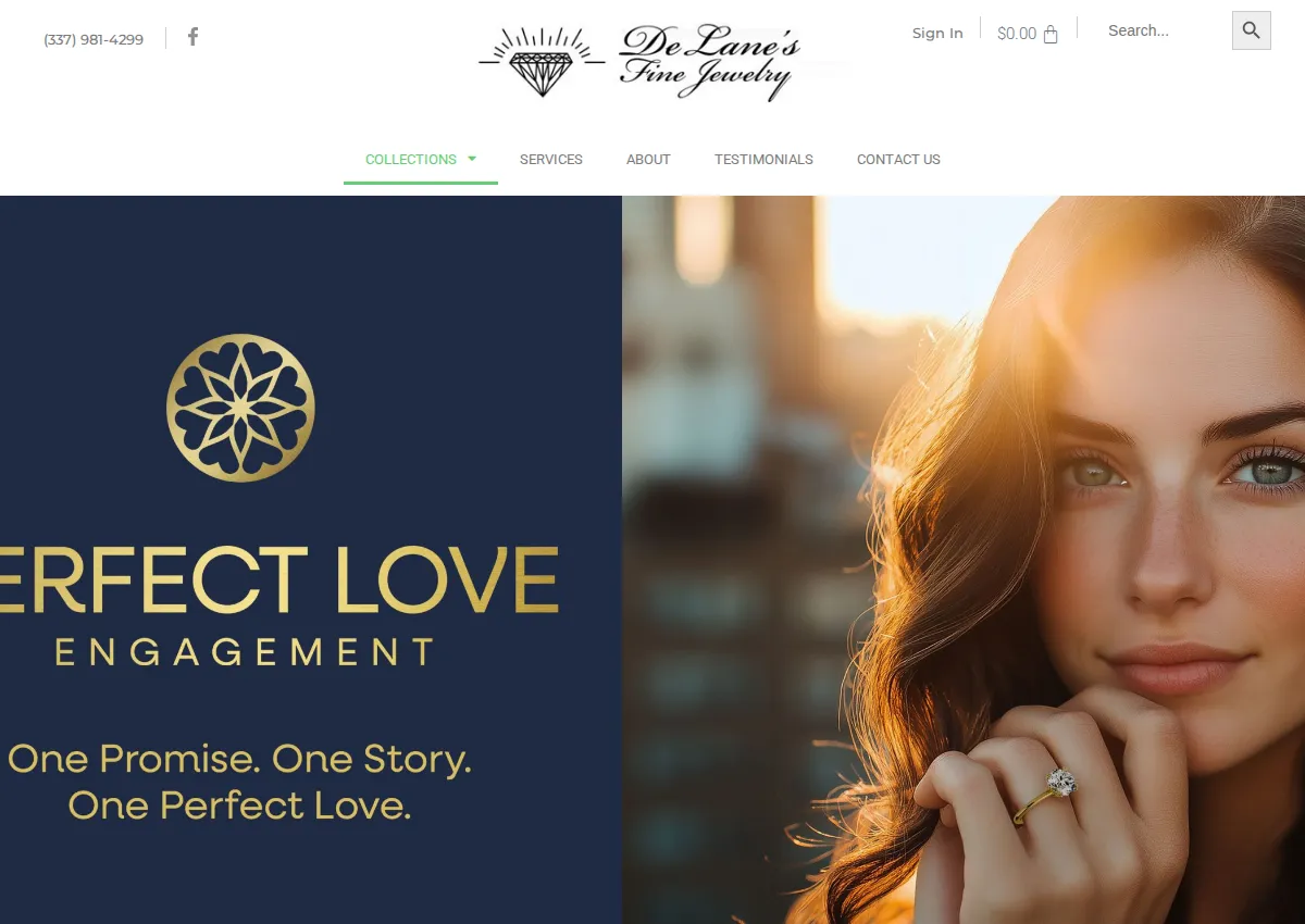 Store homepage