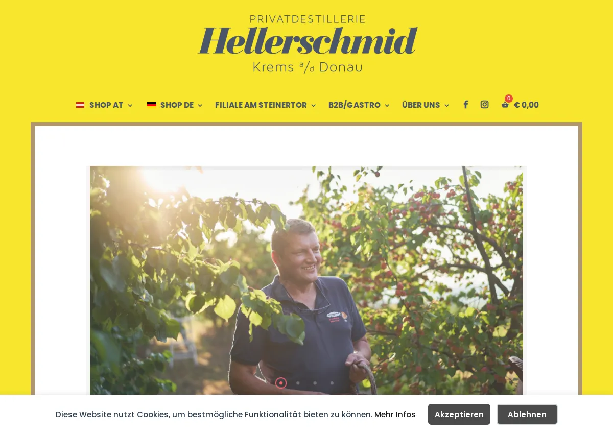 Store homepage