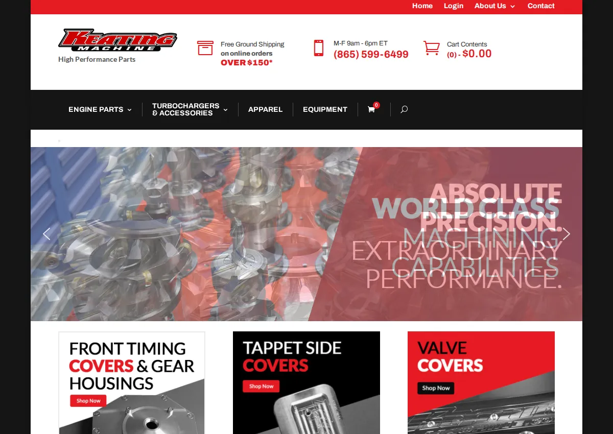Store homepage