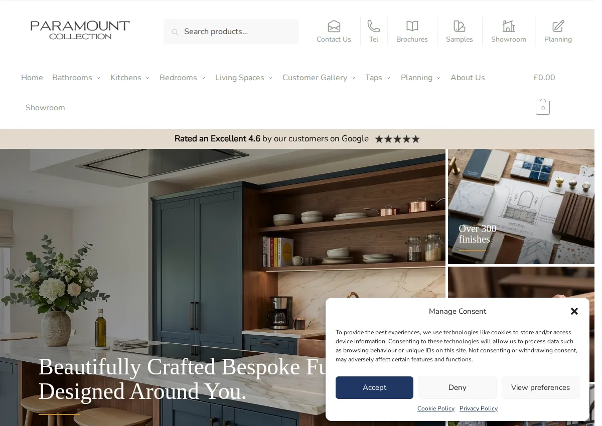 Store homepage