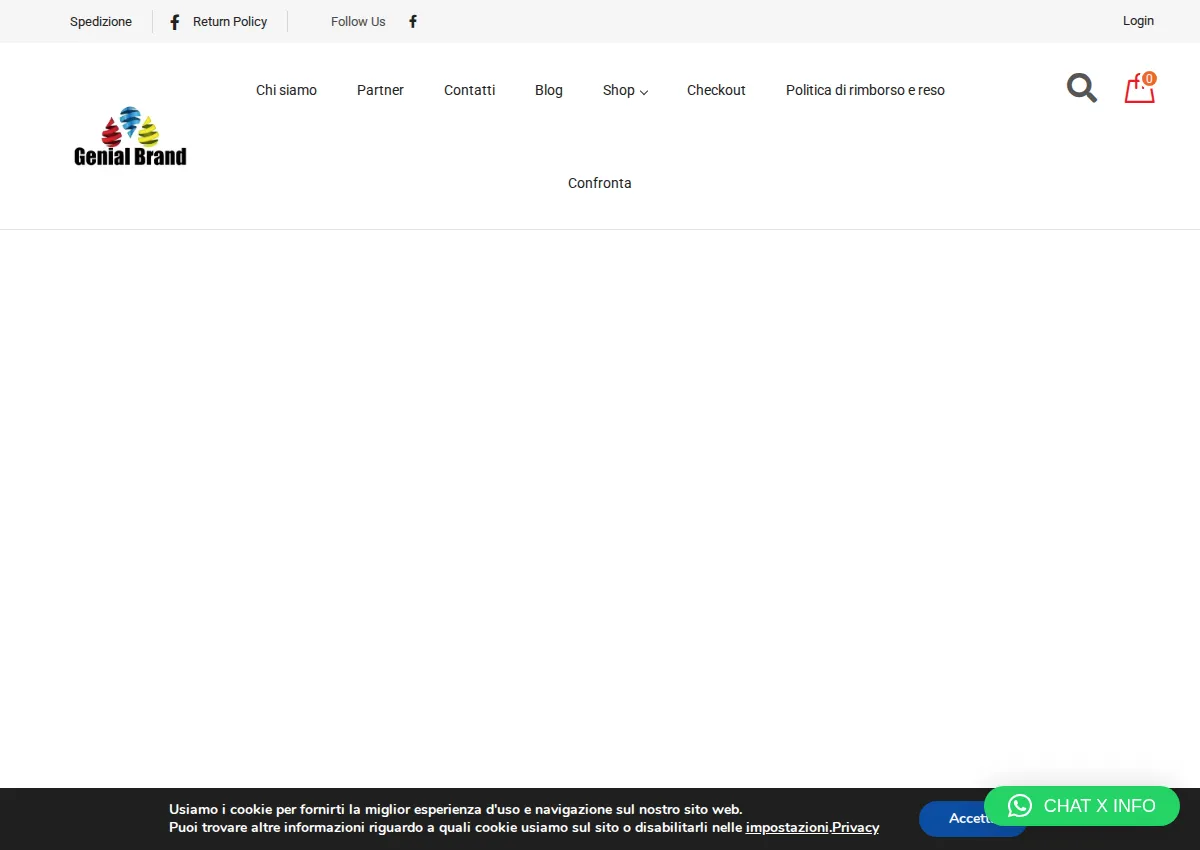 Store homepage